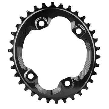 absoluteBLACK XT Asym 96BCD Oval Chainring 32T - Black