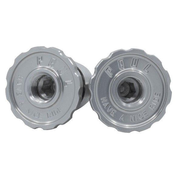 Paul Components Aluminum Bar End Plug Silver