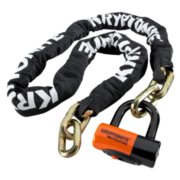 Kryptonite New York Chain 1217 and Evolution Disc Lock: 5.5' (170cm)