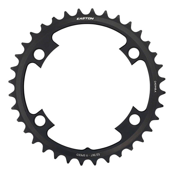 Easton 4 Bolt 36T Chainring 11sp BCD: 64/104 Aluminum Black