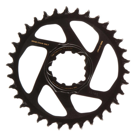 SRAM X-SYNC 2 SL 6mm Chainring Teeth: 34 Speed: 11/12 BCD: Direct Mount Single Aluminum Gold