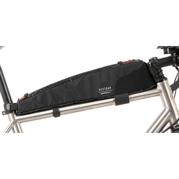 Restrap Race Top Tube Bag - Long 2L Black