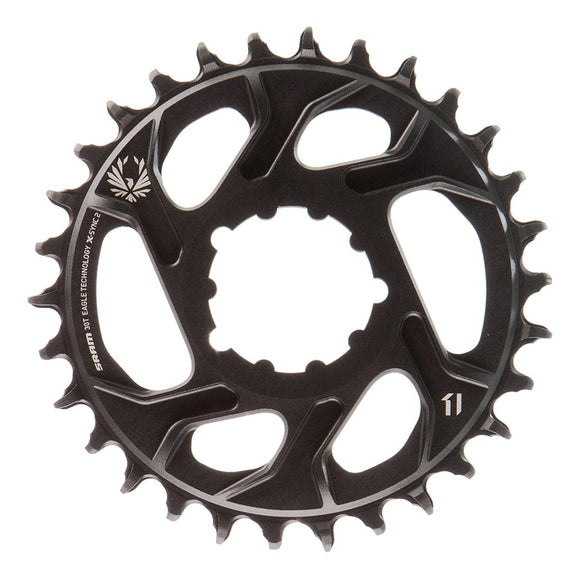 SRAM 30T X-Sync 2 Direct Mount Eagle Chainring 3mm Boost Offset Lunar Gray