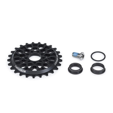 We The People Pathfinder Chainring Teeth: 25 6061-T6 Aluminum Black