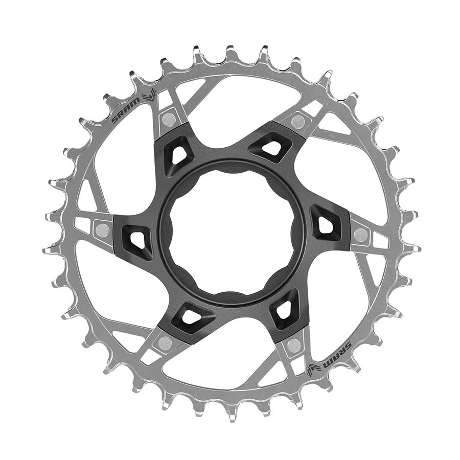 SRAM XX T-Type Chainring - 34t TQ Ebike Direct Mount Silver