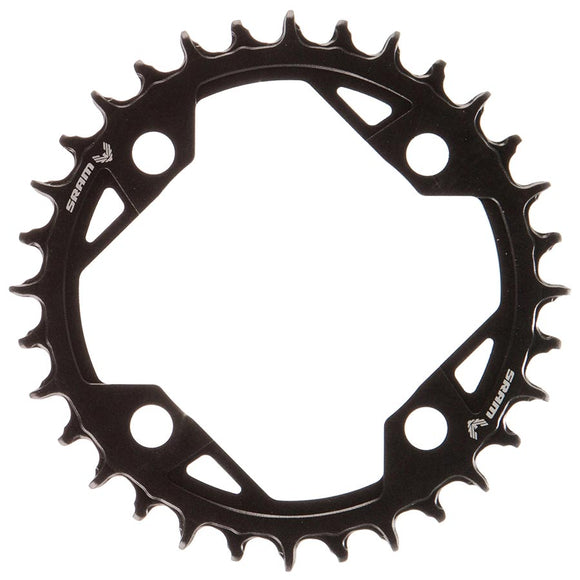 SRAM T-Type Light eMTB Chainring Teeth: 32 Speed: 12 BCD: 94 Bolts: 4 Aluminum Black