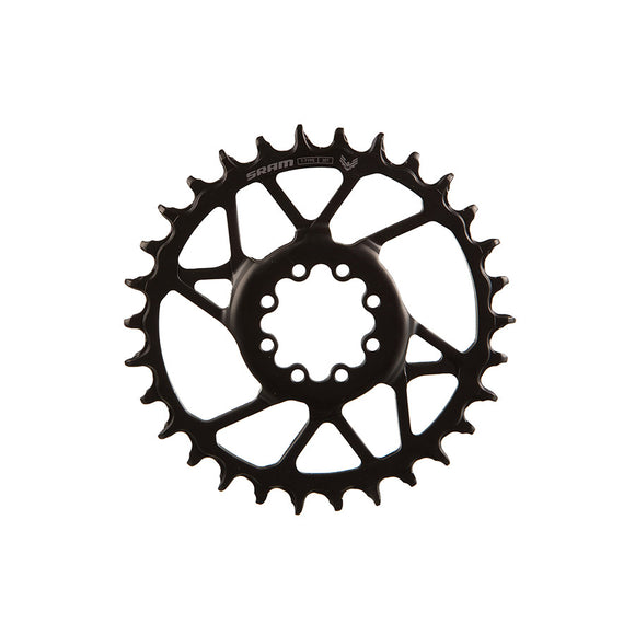 SRAM S1000 Eagle T-Type Direct Mount Chainring - 30t 12-Speed 8-Bolt Direct Mount 3mm Offset Steel BLK