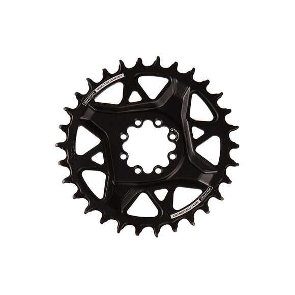SRAM S1000 Eagle T-Type Direct Mount Chainring - 30t 12-Speed 8-Bolt Direct Mount 3mm Offset Aluminum BLK
