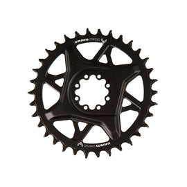 SRAM S1000 Eagle T-Type Direct Mount Chainring - 34t 12-Speed 8-Bolt Direct Mount 3mm Offset Aluminum BLK