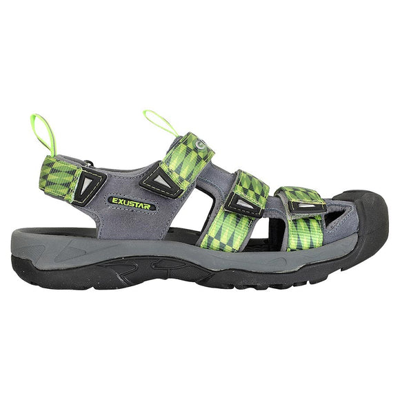Exustar E-SS515 Clipless Sandals Green 47-48 Euro or 13-13.5 US