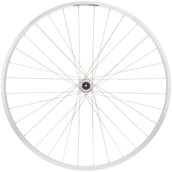 Quality Wheels Value Double Wall Series Rear Wheel - 700 QR x 130mm Rim Brake HG 10 Silver Clincher 32H