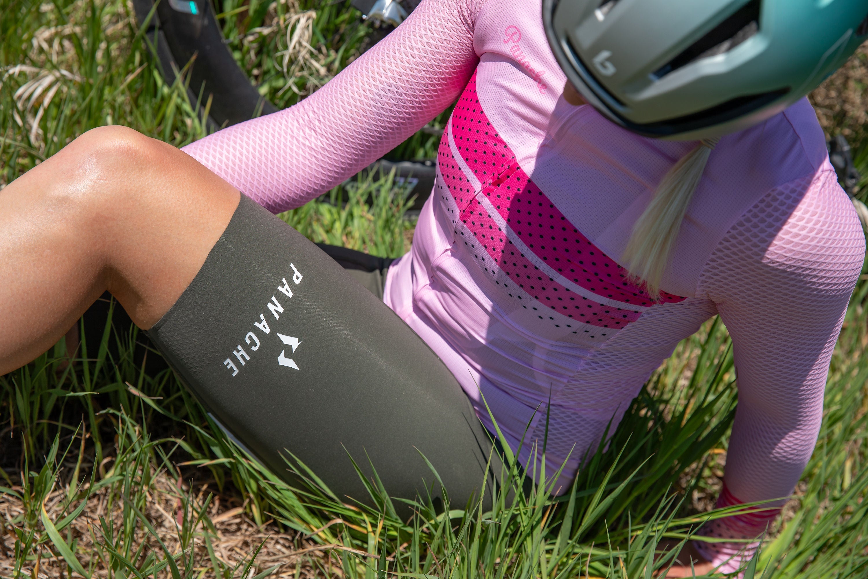 Panache Women's WT 2ND SKIN Bib Short - Forest w/Panache Logo
