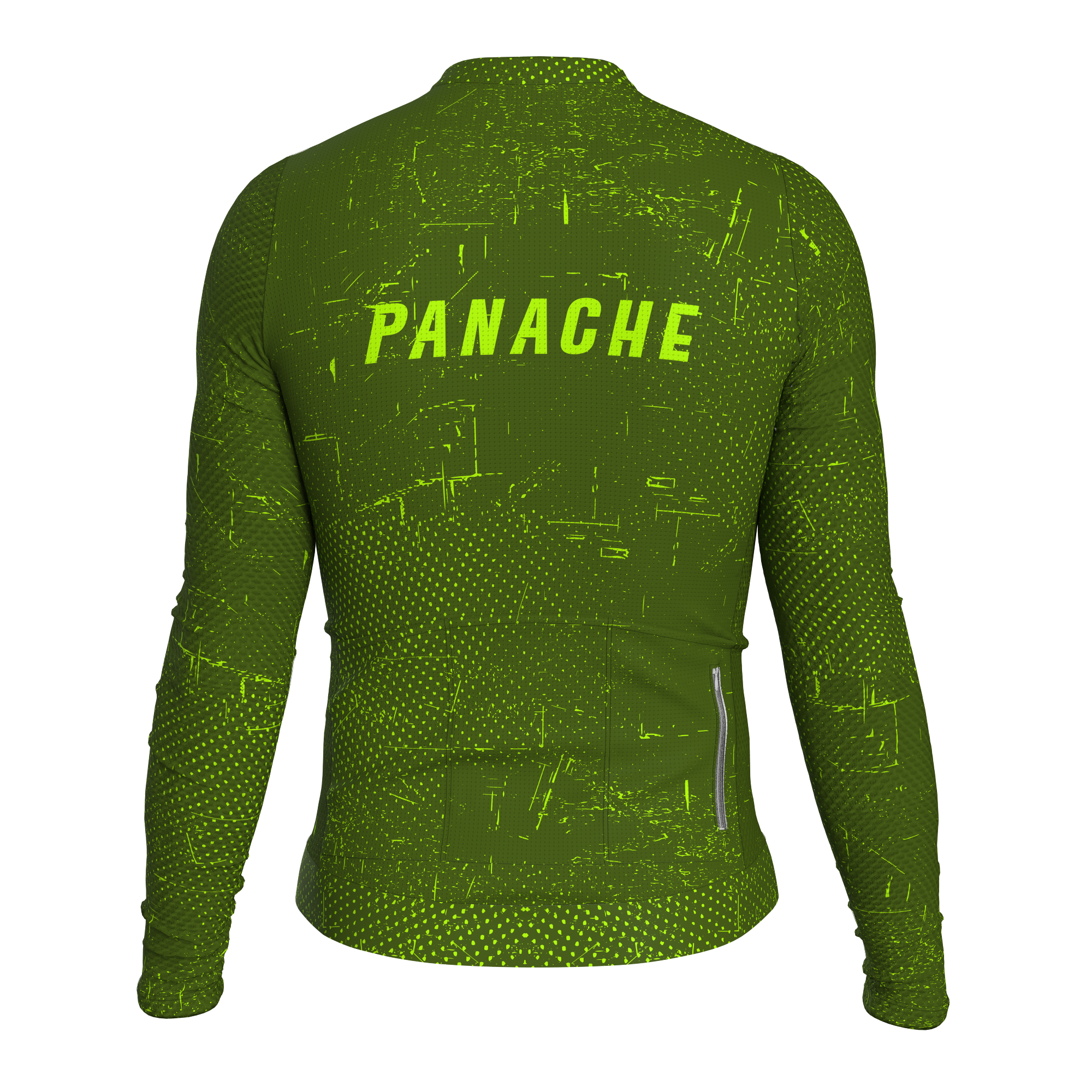 Panache Men's Speed Air LS Jersey - Dark Forest Grunge - 0