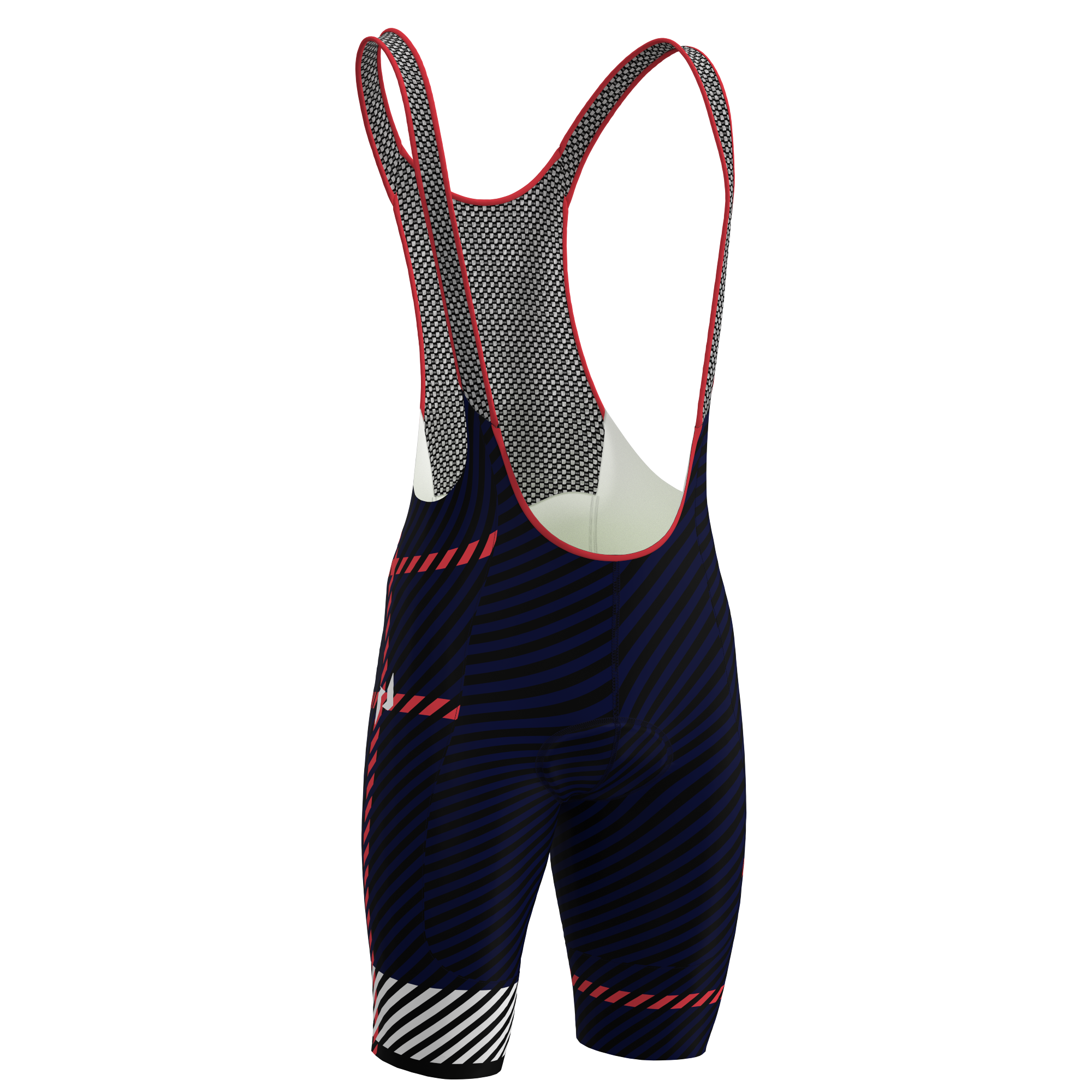 Panache Women's WT Bib Short - Midnight Plaid