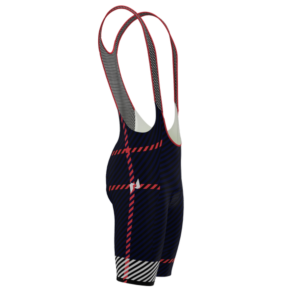 Panache Women's WT Bib Short - Midnight Plaid