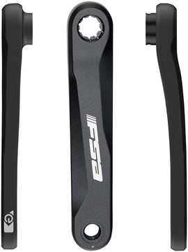 Full Speed Ahead CK-320 Ebike Crank Arm Set - ISIS 165mm without bolts Black