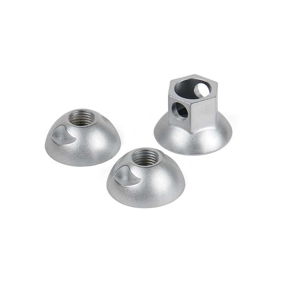 Pinhead 3/8" Solid Axle Locking Nuts