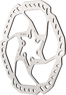 Promax Endurance E1 Disc Brake Rotor - 180mm 6-Bolt Silver