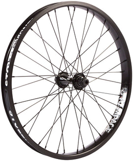 Stolen Rampage Front Wheel - 20" 3/8" x 100mm Rim Brake BLK Clincher Female Axle
