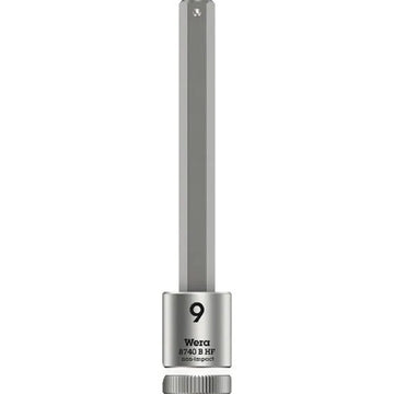Wera Tool 3/8" 8740 B HF1 Zyklop Long Hex Bit Socket 9mm
