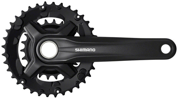 Shimano FC-MT210-2 Crankset - 170mm 9-Speed 36/22t Riveted 48.8mm Chainline BLK