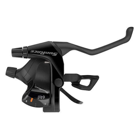 Sunrace STF933 Flat Bar V Brake/Trigger Shifter STF933 Right 9sp 2 to 1 V Brake Blk 211g