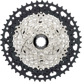 microSHIFT Advent MX G-Series Cassette - 10-Speed 11-48t Aluminum Spider Silver/BLK For HG Driver