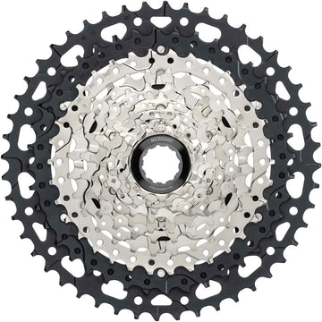 microSHIFT Advent MX G-Series Cassette - 10-Speed 11-48t Aluminum Spider Silver/BLK For HG Driver