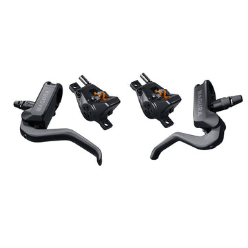 Magura MT A2 Disc Brake Lever Set - Left Right Levers Front Rear 2-Pistion Calipers BLK
