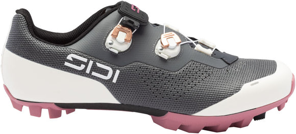 SIDI Dominator X XC Clipless Shoes - Women's Anthracite Ice White 38