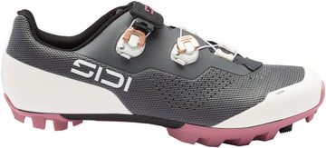 SIDI Dominator X XC Clipless Shoes - Women's Anthracite Ice White 41.5