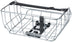 Basil Portland Rear Basket - MIK Mount Aluminum Silver