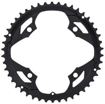 Full Speed Ahead Omega/Vero Pro Road Chainring - 46t 120mm BCD Black