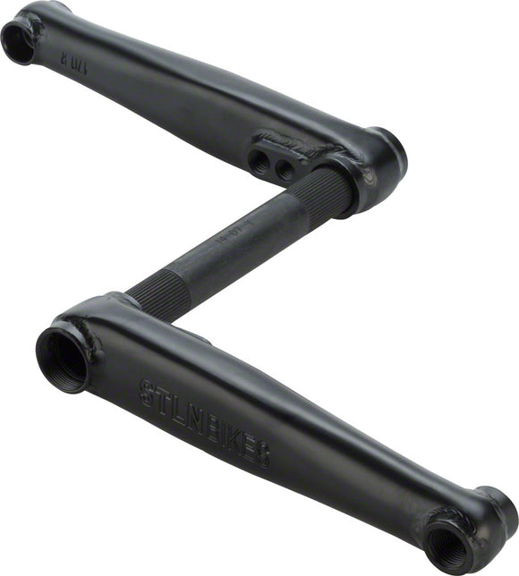Stolen Talon V2 3-Piece Crankset - 175mm Matte Black