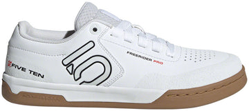 Five Ten Freerider Pro Flat Shoes - Men's FTWR White/Core Black/Red 6