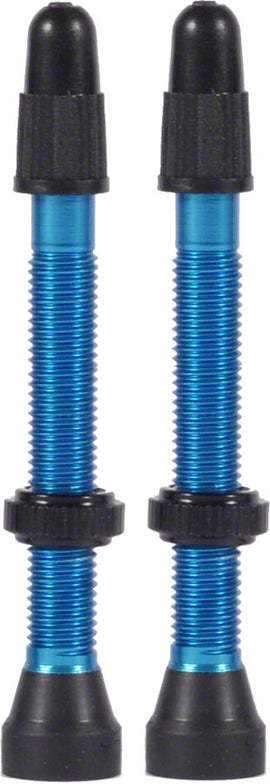 WTB Aluminum TCS Tubeless Valves: 46mm Blue Pair