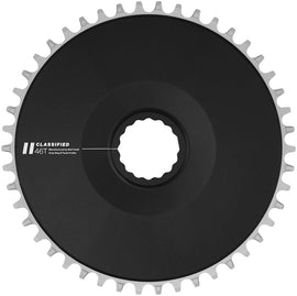 Classified Aero Chainring - 46t DropStop B fits SRAM Flattop T-Type 12/13-Speed Chains Compatible all 11-Speed Chains BLK
