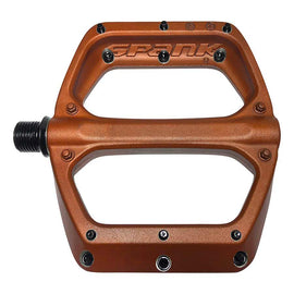 Spank SPOON DC Platform Pedals Body: Aluminum Spindle: Cr-Mo 9/16'' Orange Pair