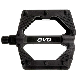 EVO Freefall Sport Platform Pedals Body: Nylon Spindle: Cr-Mo 9/16'' Black Pair