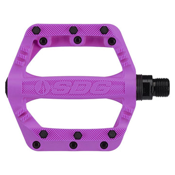 SDG Components Slater Platform Pedals Body: Nylon Spindle: Cr-Mo 9/16 Purple Pair