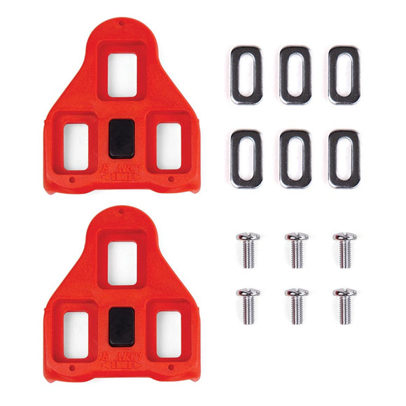 EVO Alpha Cleats Compatibility: Delta Float: 9° Red Pair