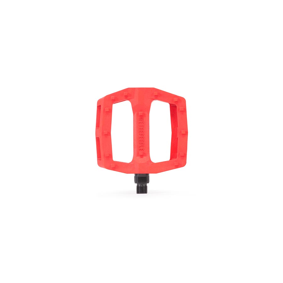 We The People Logic Platform Pedals Body: Nylon Spindle: Cr-Mo 9/16 Red Pair