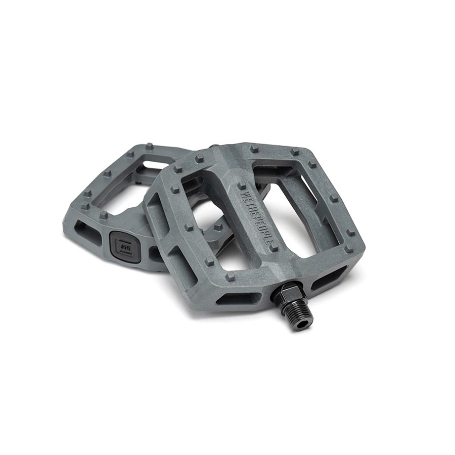 We The People Logic Platform Pedals Body: Nylon Spindle: Cr-Mo 9/16 Grey Pair
