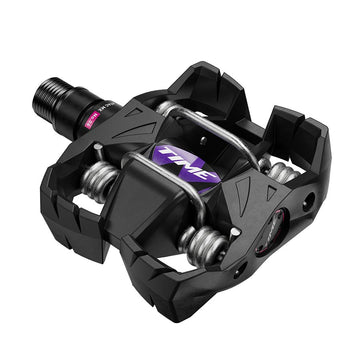 Time MX 6 Pedals - Dual Sided Clipless with Platform Aluminum 9/16" Black B1