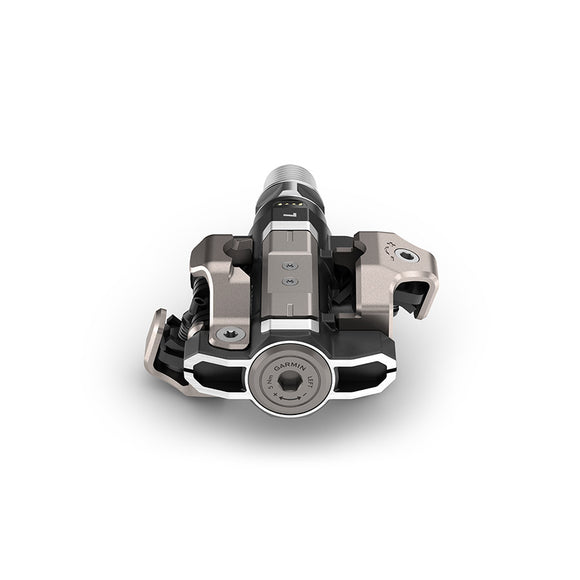 Garmin Rally XC110 Power Meter Pedals - Dual Sided Clipless Alloy 9/16" BLK Pair Single-Sensing Shimano SPD