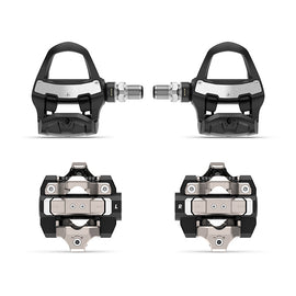 Garmin Rally RK/XC210 Power Meter Pedals Bundle - Clipless Composite/Alloy 9/16" BLK Pair Dual-Sensing LOOK KEO/Shimano SPD