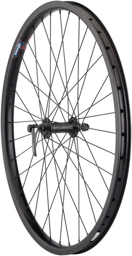 Quality Wheels Value HD Series Front Wheel - 26" QR x 100mm Rim Brake BLK 36H