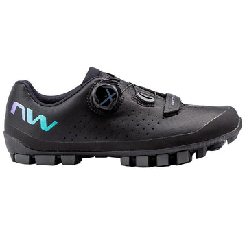 Northwave Hammer Plus Women MTB Shoes Black/Iridescent 40