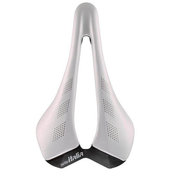 Selle Italia SLR Advan Opal L3 Steel Rails White