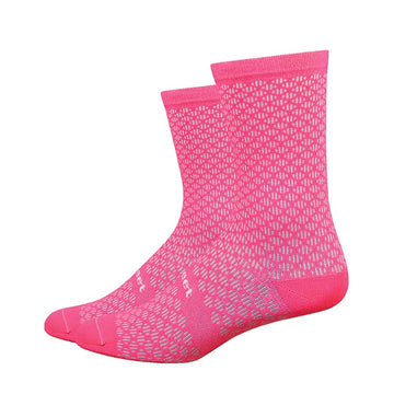 DeFeet Evo 6" Mont Ventoux Socks Flamingo Pink XL